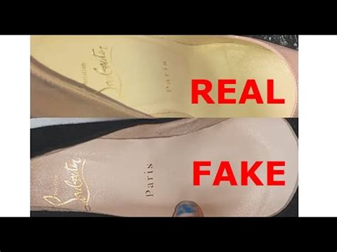 christian louboutin shoes fake vs real|louboutin knock off shoes.